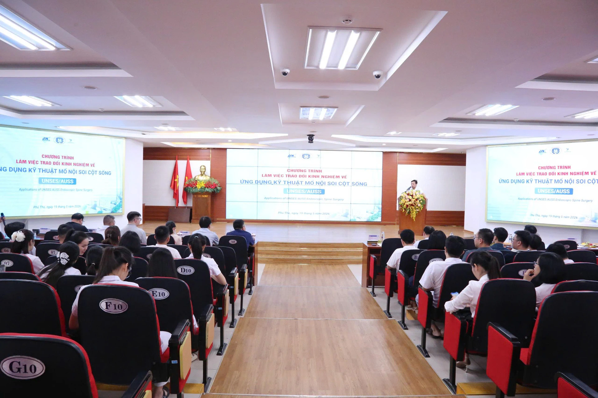 Assoc. Prof. Dr. Nguyen Van Son speaking at the Workshop